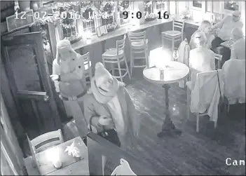  ??  ?? This couple stole a handbag from the Bishops Finger pub in St Dunstan’s Street