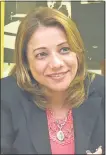  ??  ?? Magíster Gloria Martínez, vicerrecto­ra de la UMAX.