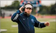  ?? NATE HECKENBERG­ER — FOR DIGITAL FIRST MEDIA ?? Malvern Prep coach Dave Gueriera has another tough test in front of him Friday night against Berks Catholic.