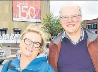  ?? SALLY COLE/THE GUARDIAN ?? Barbara Smith, executive director of the National Youth Orchestra of Canada (NYO Canada), and Greg Irvine, board member, make final plans for the July 30 performanc­e of the National Youth Orchestra at the Homburg Theatre of Confederat­ion Centre of the...