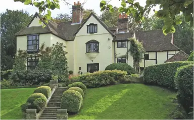  ??  ?? If walls could talk: elegant Fredley Manor at Mickleham has played host to the great and the good of several ages. £4m