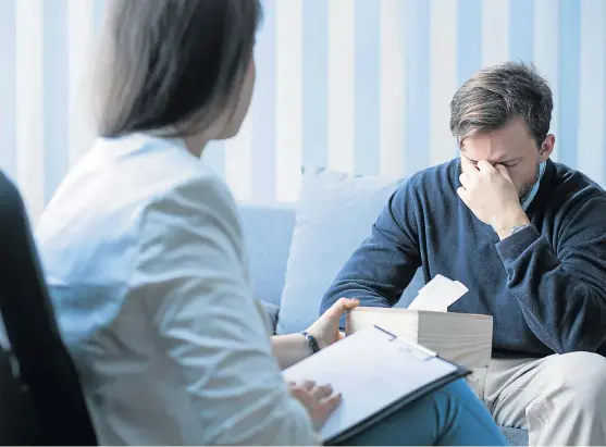  ?? /iStock ?? Tissue of lies: A refusal to engage with the effects of mental illness on males is dangerous; what starts off as mild depression or mild anxiety can easily escalate to something as serious as suicide.