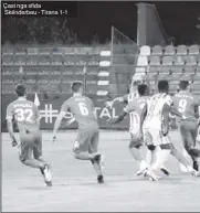  ??  ?? Çast nga sfida Skënderbeu - Tirana 1-1