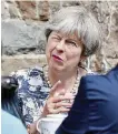  ?? LaPresse ?? In ritirata Theresa May