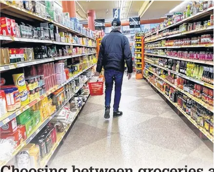  ?? POSTMEDIA NEWS ?? Those unable to keep up with growing food costs are forced to make major lifestyle and dietary changes to cope, write Milca Meconnen, Tasmin Adel and Kari Guo, students in the master of science in public health program at McGill University.