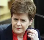  ??  ?? ‘Proactivel­y’: Nicola at Holyrood