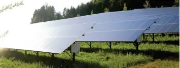  ?? Foto: Wieser ?? Östlich des Ortsteils Rechbergre­uthen soll ein Solarpark entstehen. Die Frage ist, in welcher Höhe die einzelnen Module maximal errichtet werden dürfen.