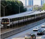  ?? BEN GRAY / BGRAY@AJC.COM ?? More than 80 percent of residents surveyed in Atlanta and DeKalb said mass transit is very important to the region.