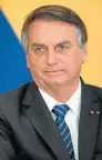  ?? ?? Jair Bolsonaro, presidente de Brasil, en referencia a la cumbre de la ONU sobre el clima ( COP26). LA PATRIA, octubre 20 del 2021