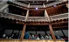  ?? GETTY IMAGES ?? The world renowned Globe Theatre includes audience seating much like it was in Shakespear­e’s time.