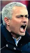  ??  ?? Man of peace: United boss Jose Mourinho