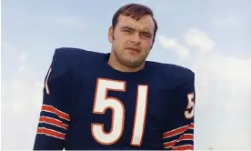  ?? ?? Chicago Bears middle linebacker Dick Butkus poses for a photo in 1970. Photograph: Anonymous/AP