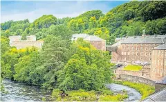  ?? ?? The historic mill village on the River Clyde