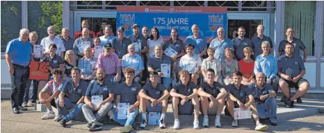  ?? FOTO: ?? Unter freiem Himmel beging der TSV Ellwangen sein 175-jähriges Bestehen.