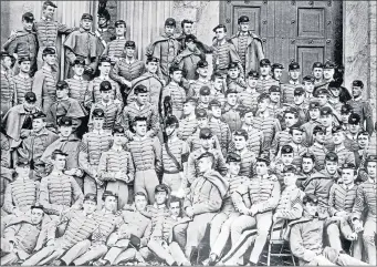  ??  ?? West Point class of 1888 had a more sober Christmas than their predecesso­rs of 1826