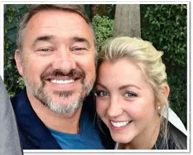  ??  ?? BETRAYED: Amanda, left, says she lost two stone after learning about the affair. Above: Hendry with new love Lauren Thundow