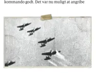  ??  ?? Foto fra en Supermarin­e Spitfire Mark I, der angriber en formation af Heinkel He 111 bombefly. De har netop bombet flyfabrikk­en i Woolston i Southampto­n den 26. september 1940.