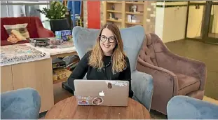  ??  ?? University of Waikato graduate Sara Schaare is now working for Google in Sydney.