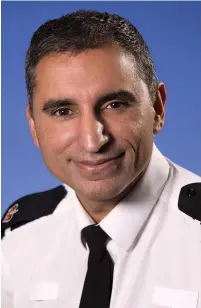  ??  ?? ●●Supt Umer Khan – OBE for services to policing