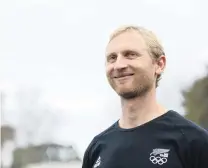  ?? PHOTO: GETTY IMAGES ?? Feeling awesome . . . Otago rower Hamish Bond at the announceme­nt of the New Zealand Olympic team at Lake Karapiro yesterday.