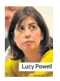  ??  ?? Lucy Powell