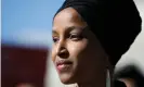  ??  ?? Congresswo­man Ilhan Omar was born in Somalia and came to the US in the 1990s. Photograph: Jim Bourg/Reuters