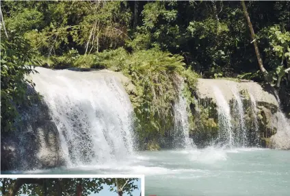  ??  ?? CAMBUGAHAY FALLS is but one of the many natural attraction­s of Siquijor.