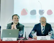  ??  ?? Vertice Il direttore Bortolini e il presidente Bertoldi
spiega il direttore Matteo Bortolini