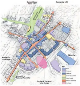  ??  ?? Plan Airdrie’s transforma­tion will call on its “market town” heritage