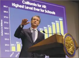  ?? Rich Pedroncell­i Associated Press ?? FOR GOV. GAVIN NEWSOM, it will be hard to make real progress on healthcare access and affordabil­ity in California without the federal government’s help.