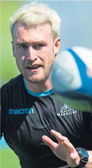  ?? Picture: SNS. ?? Stuart Hogg would love the opportunit­y to play against Ulster at the weekend and say goodbye to the club’s supporters.