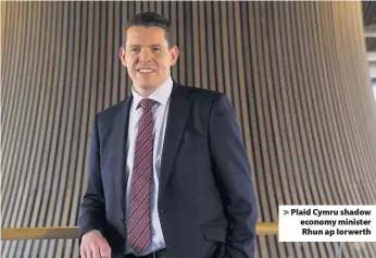  ??  ?? &gt; Plaid Cymru shadow economy minister Rhun ap Iorwerth