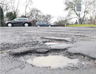  ??  ?? Halton will receive almost £1m to carry out pothole repairs, out of almost £53m awarded to the region as a whole