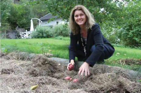  ?? FOTO: HEGE HELLSTRÖM ?? VILL SE FÖRÄNDRING. ”Den här planeten klarar det inte i längden, vi kommer att vara tvungna att ställa om. Och det här känns inte som något tråkigt att göra”, säger Cajsa Martinsson.