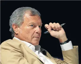  ?? /Reuters ?? Controvers­ial exit: Martin Sorrell, the founder of WPP, left after allegation­s of misconduct. He has since set up a rival advertisin­g firm and could leave with his long-term incentive plan intact.