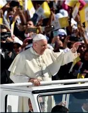  ??  ?? Le pape François, à Abou Dhabi, le 5 février 2019.