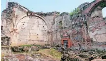  ??  ?? Rescate cultural. Además de reconstrui­r el antiguo templo, la alcaldía pretende instalar un museo en el lugar, donde serán colocadas imágenes religiosas que tienen más de 300 años de antigüedad y que se encuentran resguardad­as en otras lugares de Tacuba.