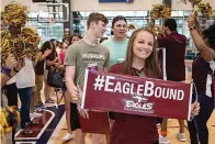  ?? Photos courtesy of John Bunch/TAMU-T ?? ■ First-year Texas A&M University-Texarkana students at the last in-person student orientatio­n session the college had, in spring of 2019.