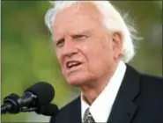  ?? THE ASSOCIATED PRESS FILE ?? Rev. Billy Graham in 2005