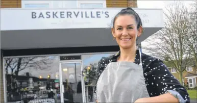  ?? Picture: Gary Browne FM5066497 ?? Celeste Baskervill­e at Baskervill­e’s Coffee House