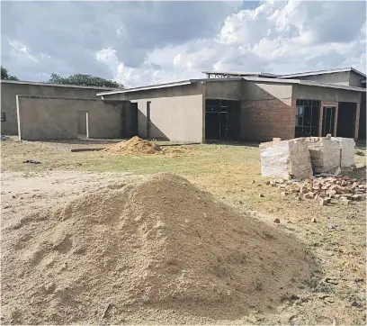  ?? Picture: Raymond Joseph ?? UNDER CONSTRUCTI­ON. The National Lotteries Commission awarded at least R20 million in 2017 to build this still unfinished old-age home.