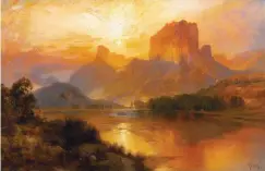  ??  ?? Thomas Moran (1837-1926), Green River, Wyoming, 1883, oil on canvas, 13¼ x 20” SOLD: $1,638,000