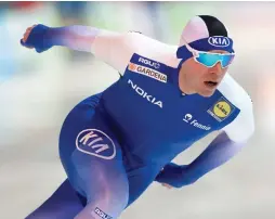  ?? FOTO: LEHTIKUVA/AFP/PETER KNEFFEL ?? Mika Poutala kan ta medalj om han lyckas perfekt.