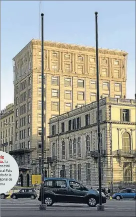  ?? ÀLEX GARCIA ?? Passeig
de Gràcia. La torre Muñoz está situada junto al Palu Robert al lado de la avenida Diagonal de
Barcelona