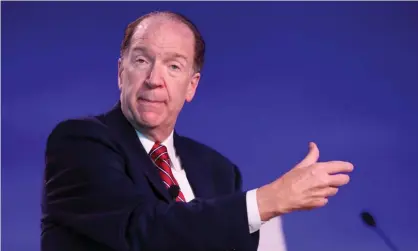  ?? Photograph: Yves Herman/Reuters ?? The World Bank president, David Malpass.