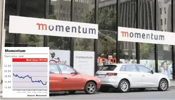  ?? SIMPHIWE MBOKAZI African News Agency (ANA) ?? MOMENTUM Metropolit­an’s new business volumes, as measured by the present value of new business premiums, declined 10 percent to R50.5 billion, and the value of new business declined 48 percent to R280 million. |