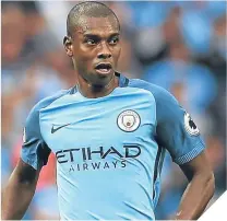  ??  ?? Fernandinh­o has impressed boss Guardiola.