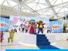  ??  ?? KidZania characters on stage