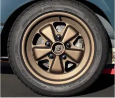  ??  ?? Above right: Bronze powdercoat­ed Fuchs wheels are shod with 205/50x16 Toyos