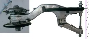  ??  ?? BELOW: Another look at look at the novel single-sided swingarm.